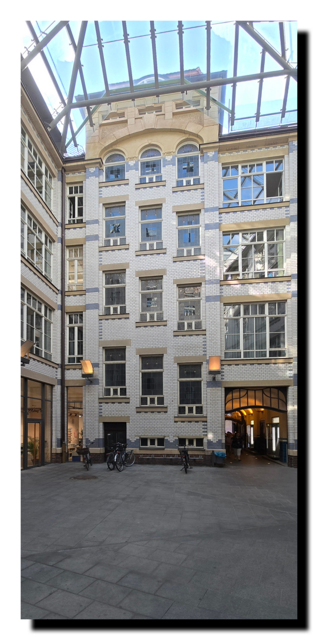 Cour d'un passage à Leipzig