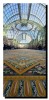 Au premier plan un tapis, puis la verrière du Grand Palais