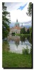 Le nouvel hotel de ville d'Hanovre qui se reflète dans le lac